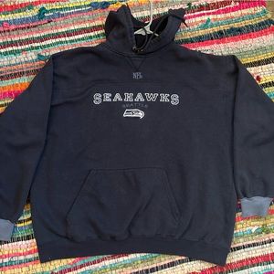 Vintage Nike Embroidered Seahawks Hoodie